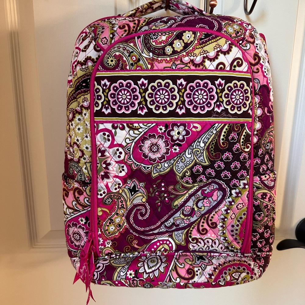 Vera Bradley backpack and laptop bag.